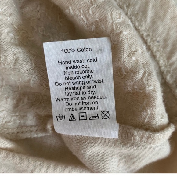 J. Crew Sequin Cream Tank Top Size Small - Picture 6 of 8